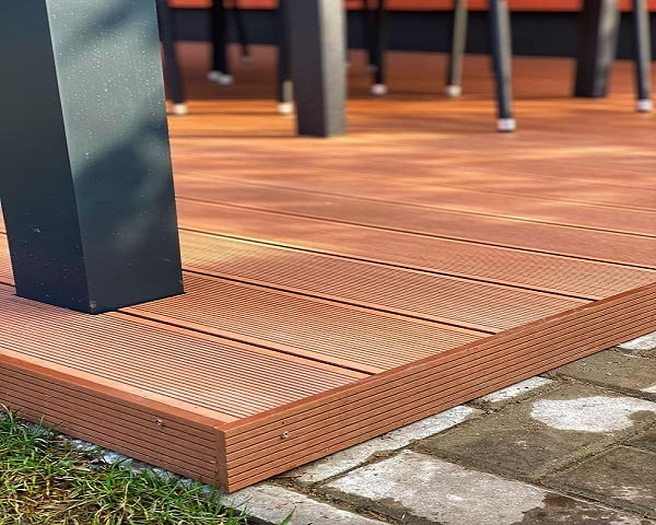 Outdoor wood plastic composite decking 